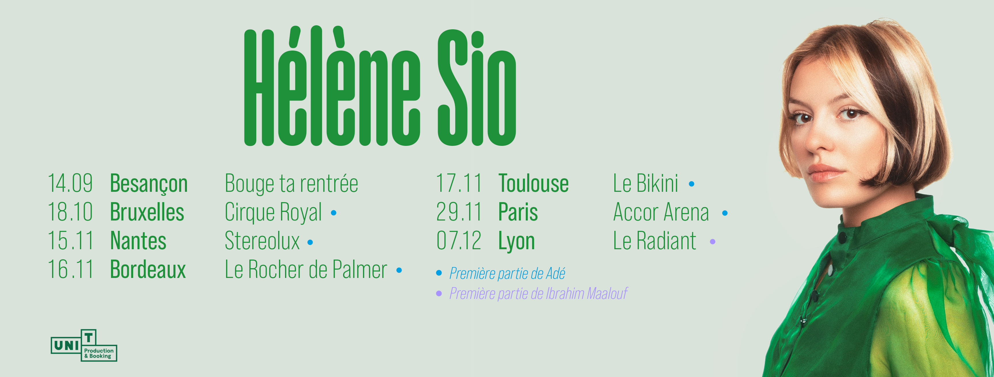 Hélène Sio en tournée