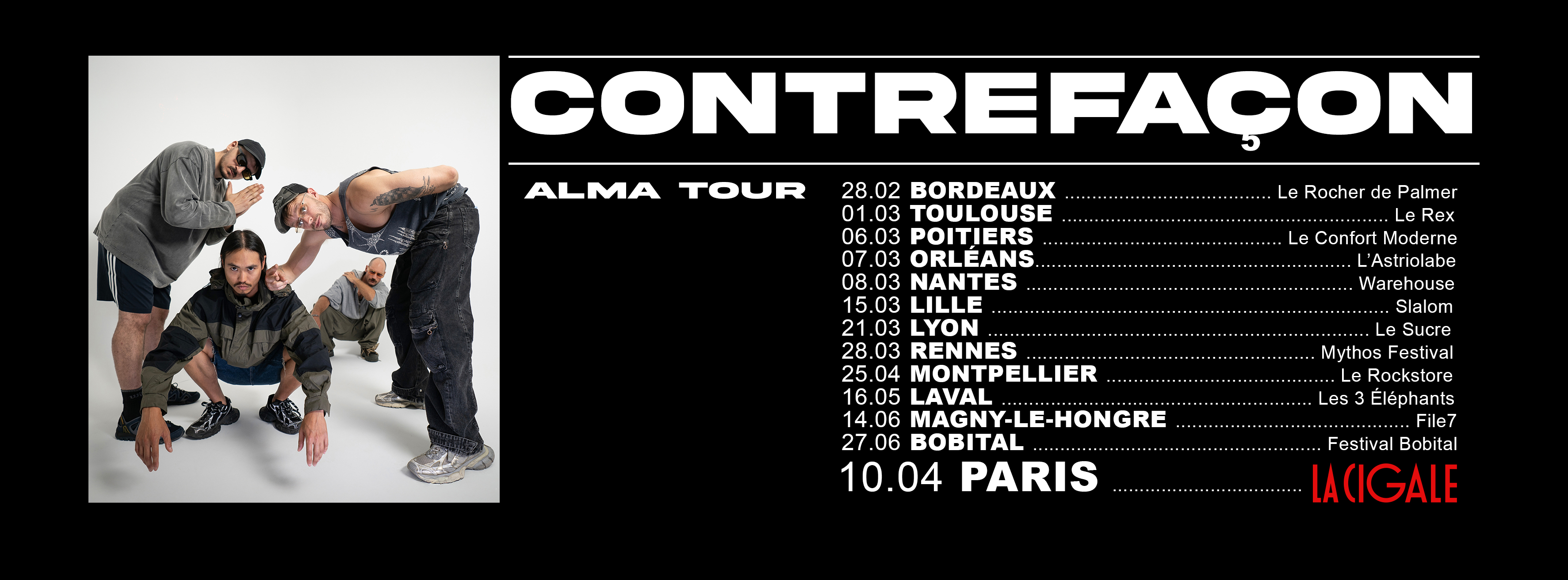 CONTREFAÇON en tournée