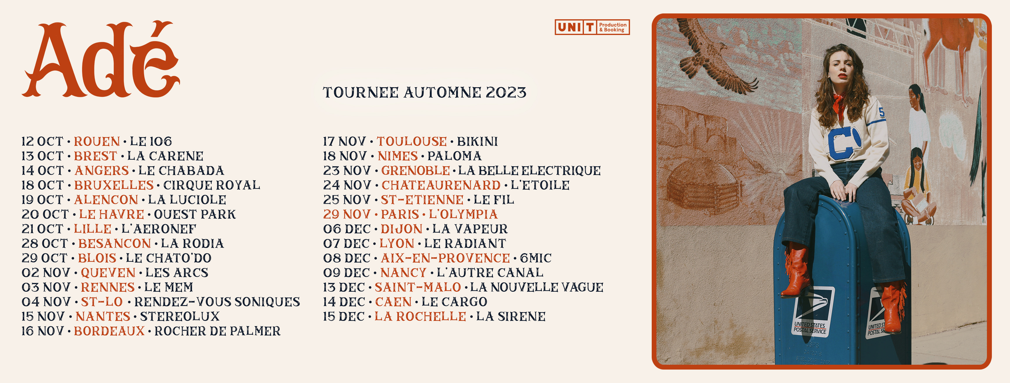 Adé en tournée
