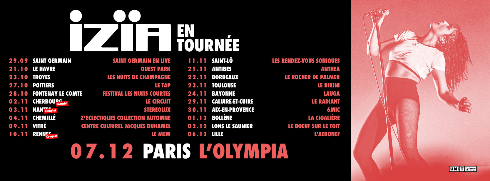 Izïa en festival