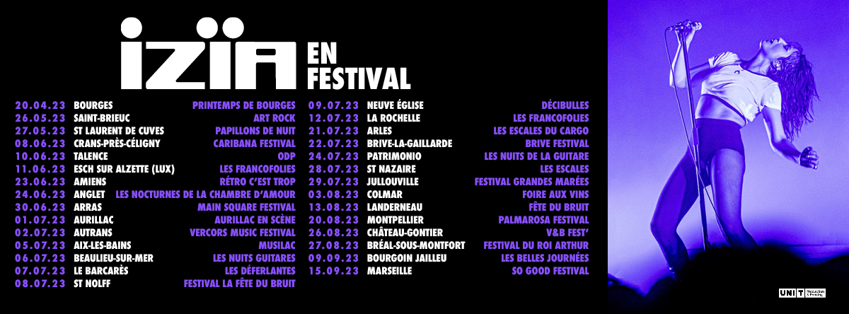 Izïa en festival